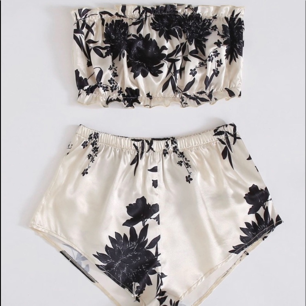 New Floral Bandeau & Short Pj Set